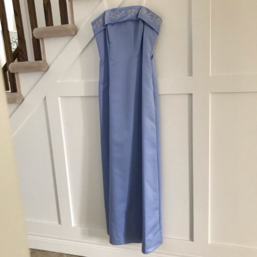 Y2K Formal Strapless Bridesmaid Prom Dress Size 6